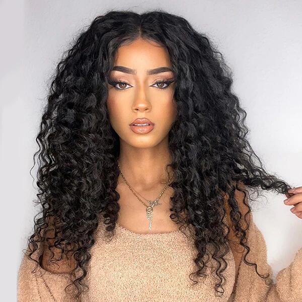 (Super Deal) $99=22''4X4 Swiss Lace Natural Color Lace Cheap Closure Wigs Body Wave Wig Pre-Plucked With Baby Hair