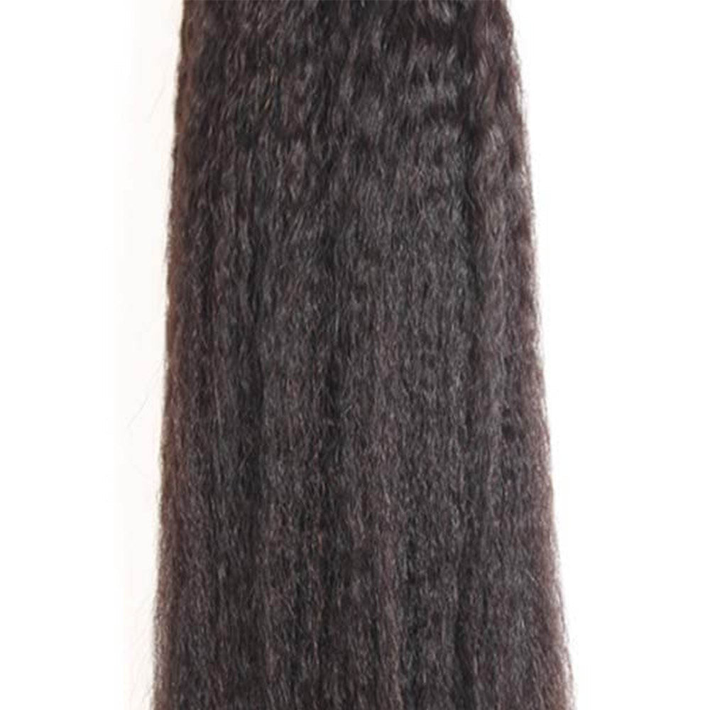 Kinky Straight Hair Bundles 1 Bundles 10-32 Inch 100% Human Hair Extensions