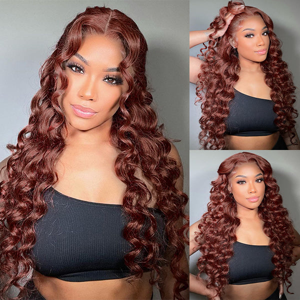 (Super Deal)Loose Deep 30inch Long 13x4 Transparent Lace Frontal Wigs Pre-plucked Natural Hairline Breathable Airy Cap Human Hair Wig