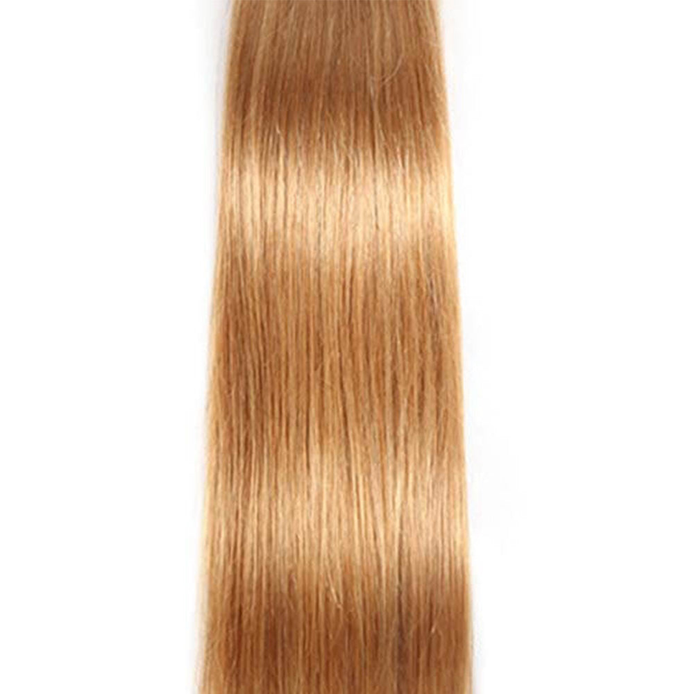 Megalook Brazilian Virgin Hair Ombre Honey 1b/27 Straight Bundles 100% Human Hair Extensions