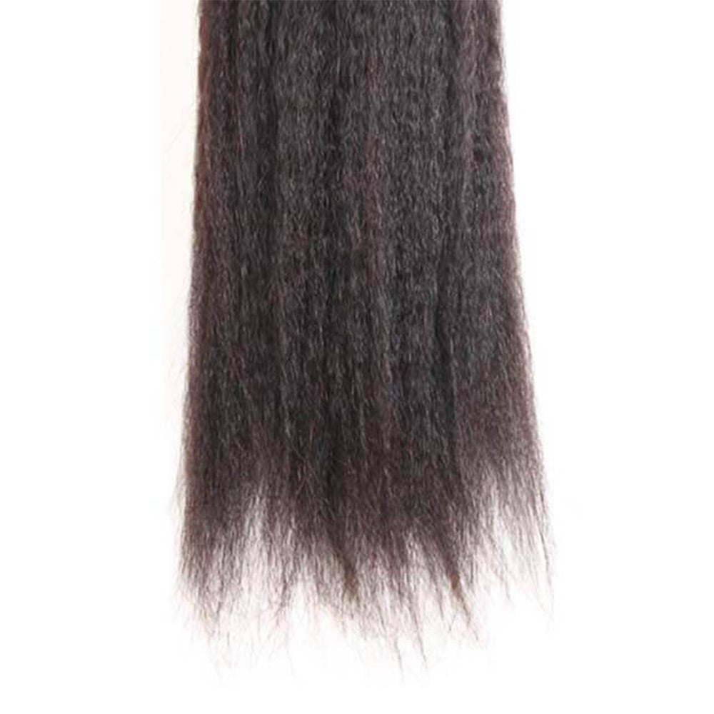 Kinky Straight Hair Bundles 1 Bundles 10-32 Inch 100% Human Hair Extensions