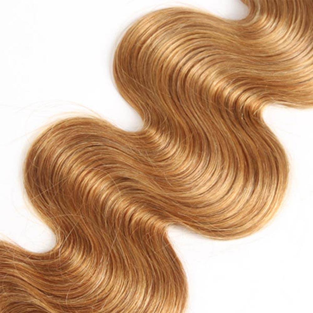 Megalook Brazilian Virgin Hair Ombre Color Honey 1B/27 Body Bundles 100% Human Hair Extensions