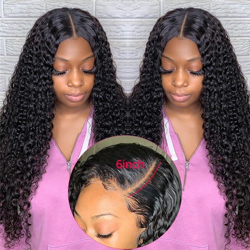 Megalook Bogo Free 13X6 Lace Front Wig Straight Wig Natural Hairline With Baby Hair Wig