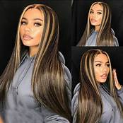 Pre Cut Lace | Upgrade Breathable Airy Cap Piano Color 1B/30 13X4/6x5 Body Wave/Straight HD Lace Frontal Pre-plucked Easy Wear And Go Wig