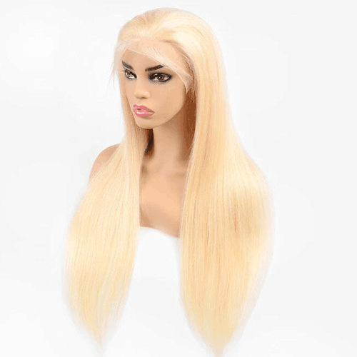 13x4 Lace Frontal Wigs 613 Natural Straight Body Wave Brazilian Human Hair Lace Wig