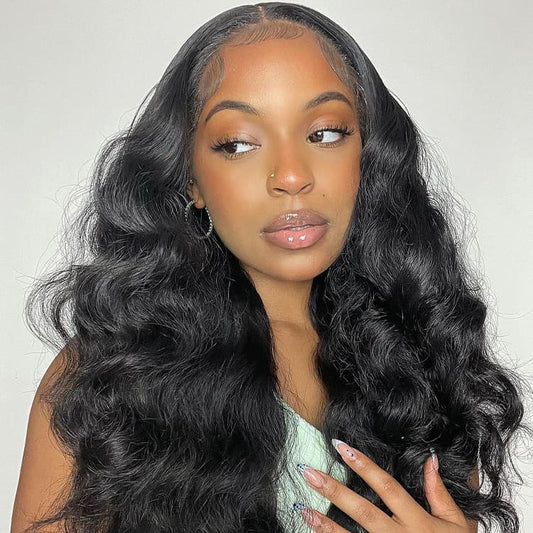 Megalook Body Wave Human Hair Wigs 10-32inch Lace 5x5 Closure Wigs For Women Brazilian Hair Wigs