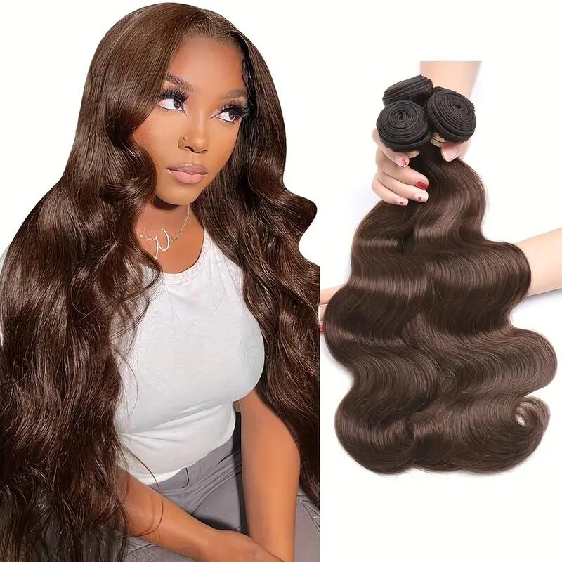 Megalook 3Bundles Body Wave Hair 10A Brazilian Human Hair Bundles Natural Hair Extensions