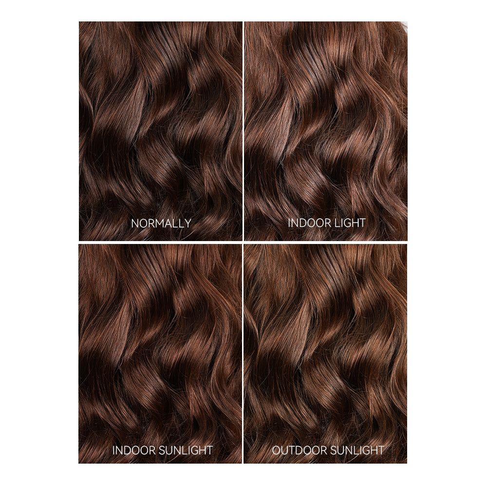 (Super Deal) Megalook 13x4 Lace Highlight P1B/30 Highlight Brown #4 Chestnut Body Wave Wig Undetectable Lace Front Wigs