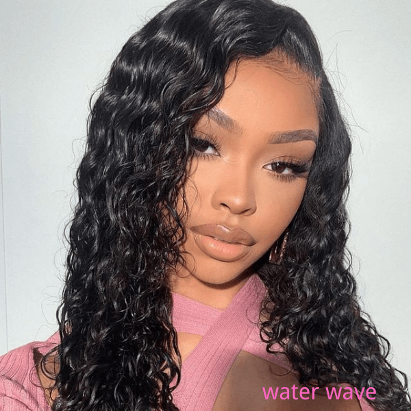 Megalook 4x4 Lace Closure Wig 180% Density Human Hair Wigs Transparent lace Pre-Plucked With Baby Hair