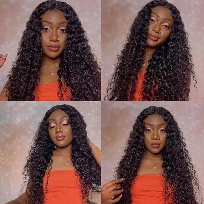 Pre Cut Lace | Real Glueless 6x5 HD Lace Wig Jerry Curly Invisible Bleached Knots Human Hair Wear And Go Wig