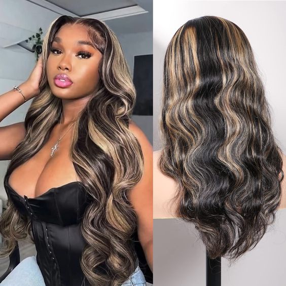 Special offer | 22inch = $109.9 Highlight Balayage Color Wig HD Lace 4x4 Transparent Lace Wig(50pcs Limited Sale)