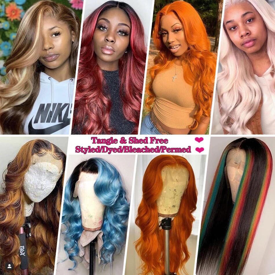 613 Blonde Lace Closure Human Hair Wig | Can Be Dyed | 16 Inch Special Sale