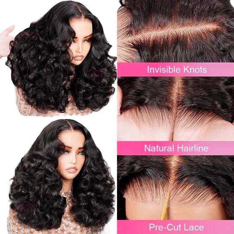 Megalook Member Exclusive Offer 6inch Deep Part Hairline Glueless 6x5 /13x4 Lace Front Wigs(12inch Clip Hair Leave Notes For Color)