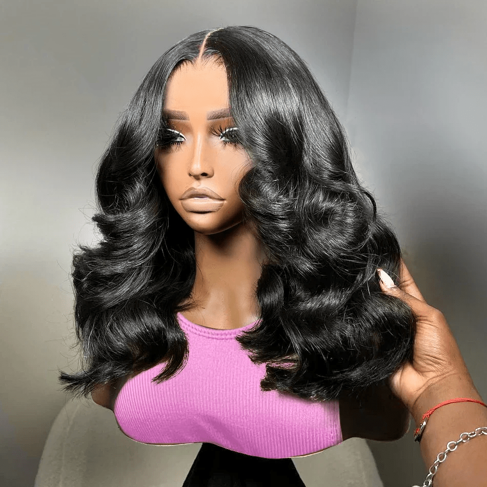 (Super Deal)Megalook Salon-Quality Luxurious Glueless 6X5 HD Lace Wig Body Wave Wear And Go Wig