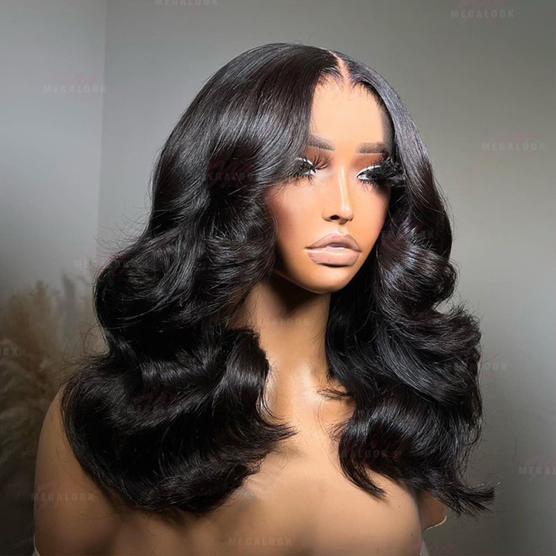 (Super Deal)Megalook Salon-Quality Luxurious Glueless 6X5 HD Lace Wig Body Wave Wear And Go Wig