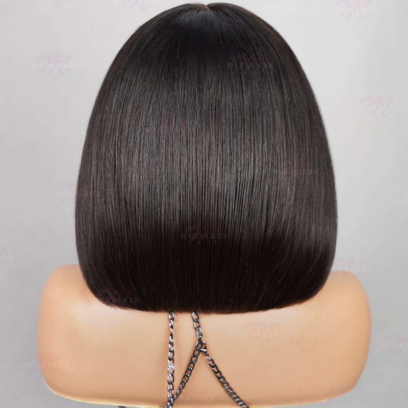 6 inch Deep Part Hairline Gulueless Wear Go Wig LACE BOB WIG SILKY STRAIGHT 150% Density Can Part Anyway