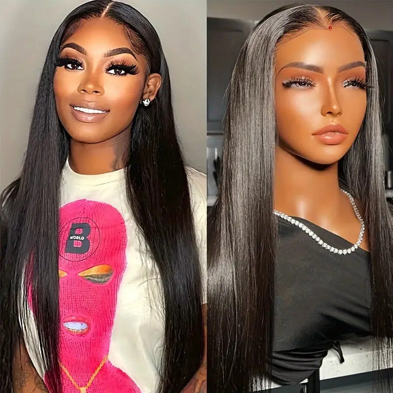 WOWANGEL Pre-Everything Straight 9X6 Wear Go Glueless Wig HD Lace Wigs