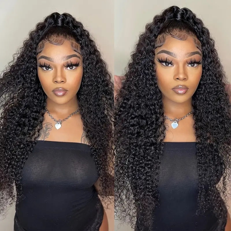 WOWANGEL Wear & Go 5x5 HD Lace Closure Wig Deep Curly Pre-Everything Glueless Wig