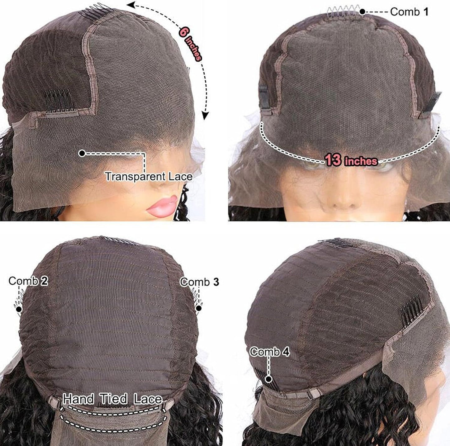 Luxury Glued or Glueless 13X6 Raw Hair Lace Front Wig