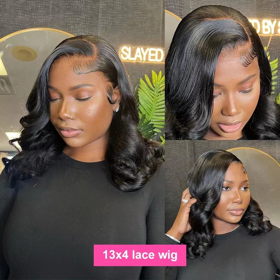 WOWANGEL Wear & Go 250% Density 5x5 HD Lace Closure BOB Wig Loose Wave