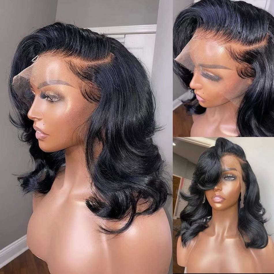 WOWANGEL Wear & Go 250% Density 5x5 HD Lace Closure BOB Wig Loose Wave