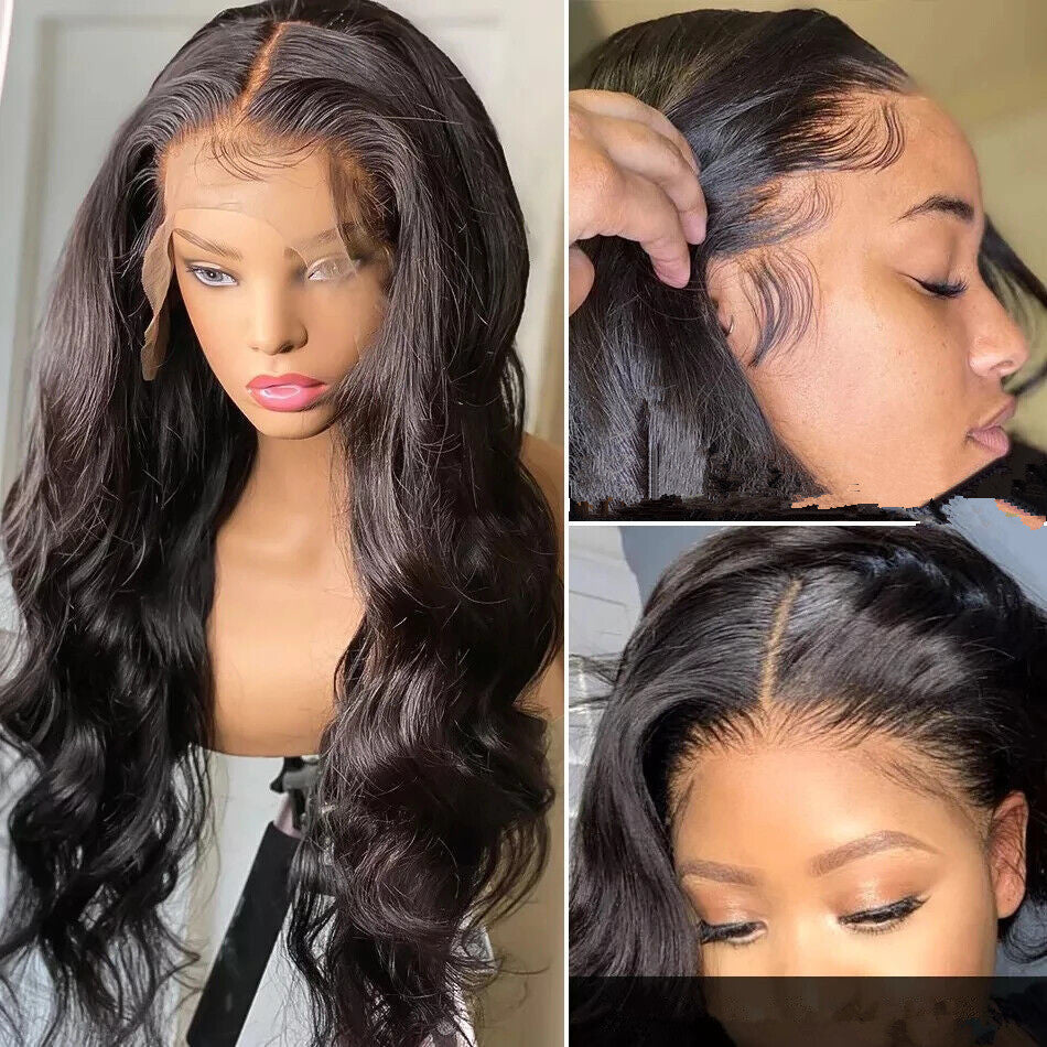 WOWANGEL Wear & Go 5x5 HD Lace Closure Wig Invisible Glueless Wig Body Wave