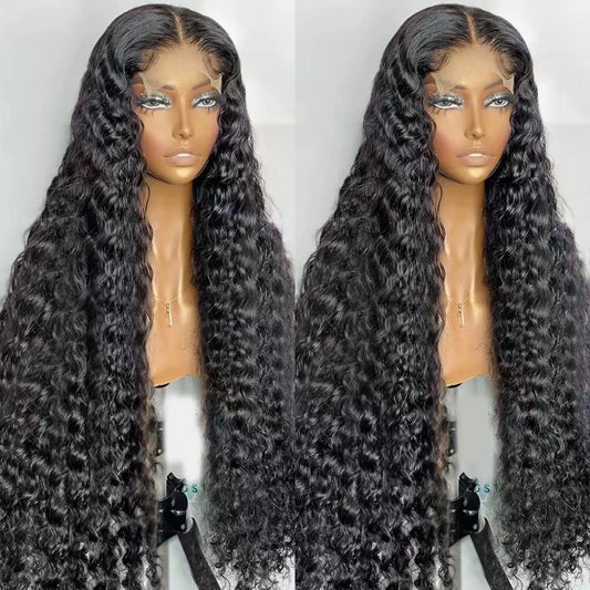 WOWANGEL Wear & Go Water Wave 5x5 Skinlike Real HD Lace Closure Wig Glueless Wig