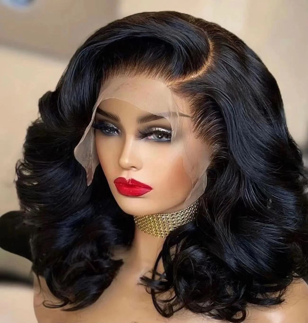 body bob humen hair lace front wigs