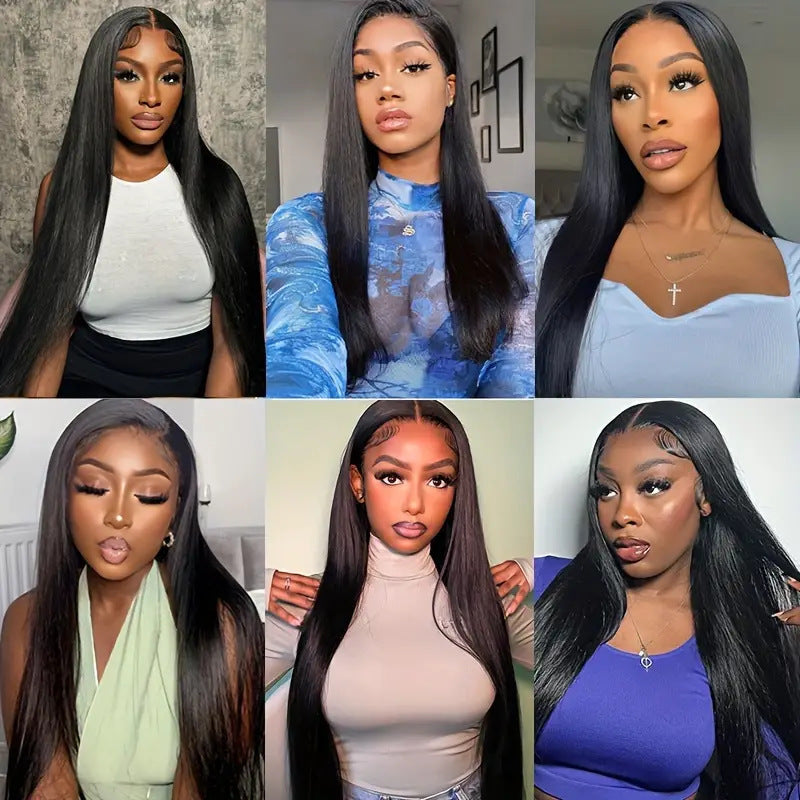 WOWANGEL Pre-Everything Straight 9X6 Wear Go Glueless Wig HD Lace Wigs