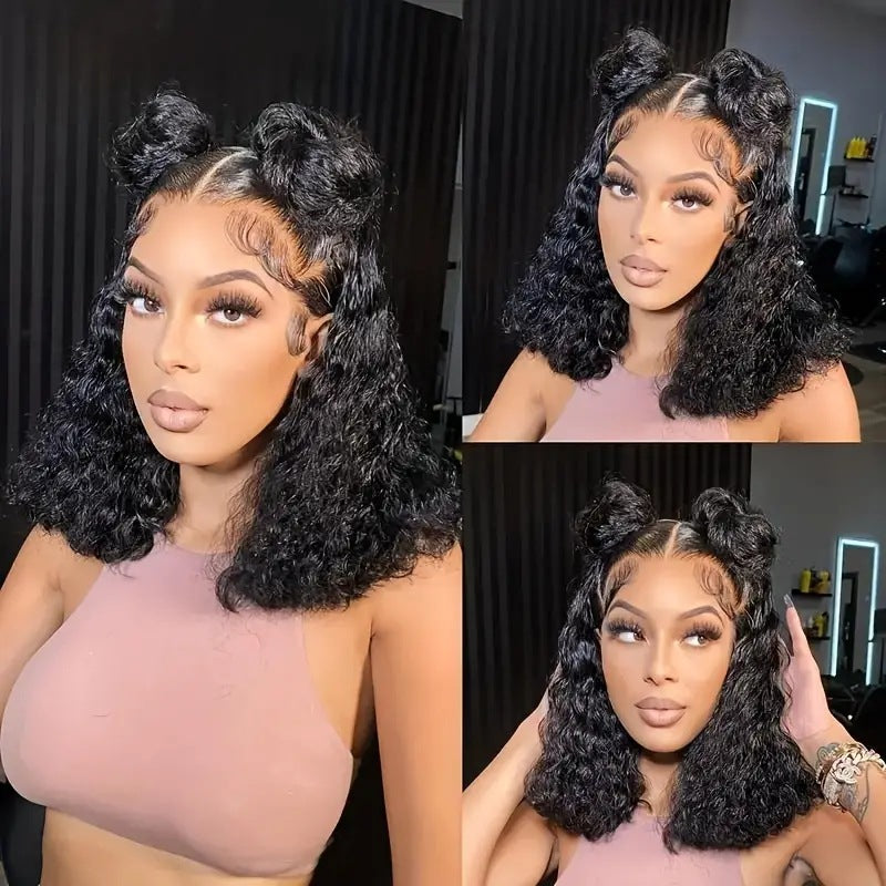 WOWANGEL Wear & Go 5x5 HD Lace Closure Wig Deep Curly Pre-Everything Glueless Wig