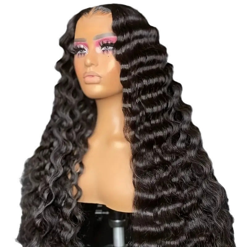 WOWANGEL Wear & Go 5X5 Skinlike Real HD Lace Closure Wig Loose Deep Wave Glueless Wig