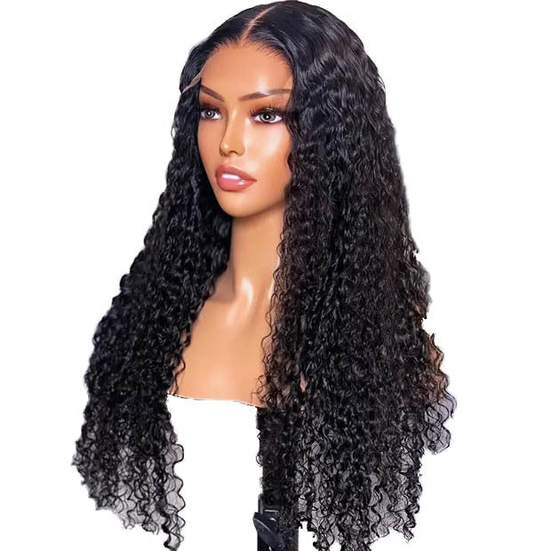 WOWANGEL Pre-Everything 13X4 Wear Go Glueless Wig Deep Wave HD Lace Closure Wigs 100% Human Hair Wigs