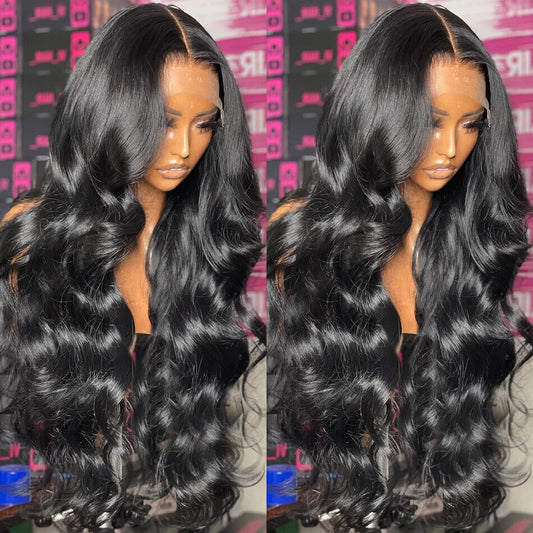 WOWANGEL Wear & Go 5x5 HD Lace Closure Wig Invisible Glueless Wig Body Wave