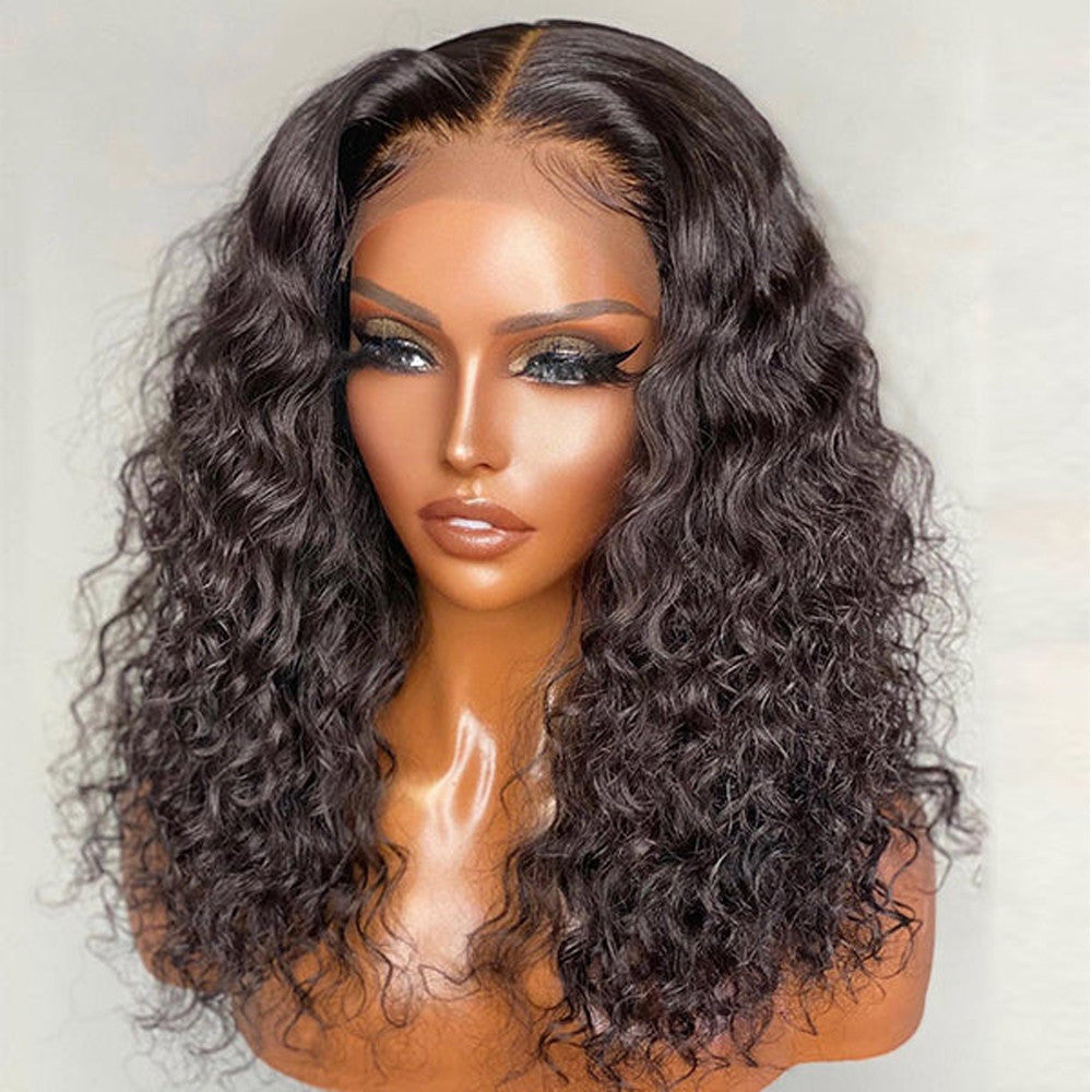 WOWANGEL Wear & Go 5x5 HD Lace Closure Wig Curly Invisible Lace Glueless Wig