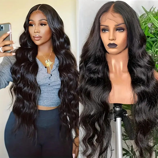 (Super Deal)Megalook 30inch 36inch Long 13x4 Transparent Lace Frontal Wigs Pre-plucked Natural Hairline Breathable Airy Cap Human Hair Wig