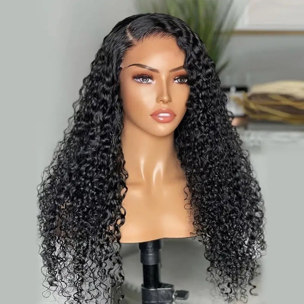 WOWANGEL Pre-Everything 13X4 Wear Go Glueless Wig Deep Wave HD Lace Closure Wigs 100% Human Hair Wigs