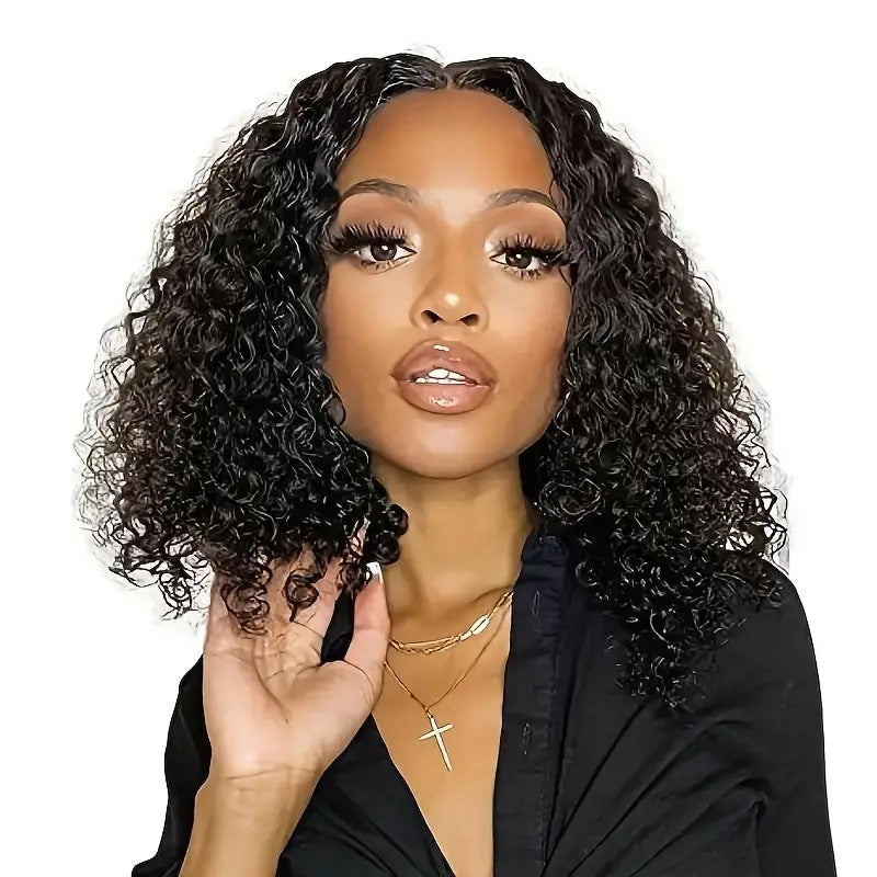 WOWANGEL Wear & Go 5x5 HD Lace Closure Wig Deep Curly Pre-Everything Glueless Wig