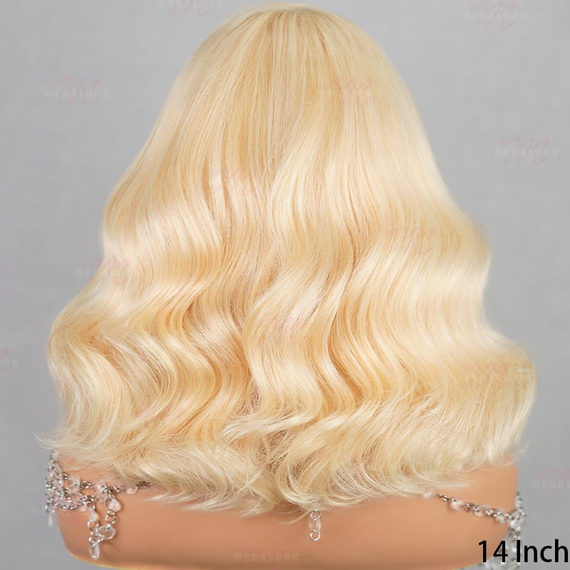 (Super Sale) Pre Cut 6x5 Short Blonde 613 Layer Cut Body Wave Bob Glueless Wig Pre-Plucked Hairline