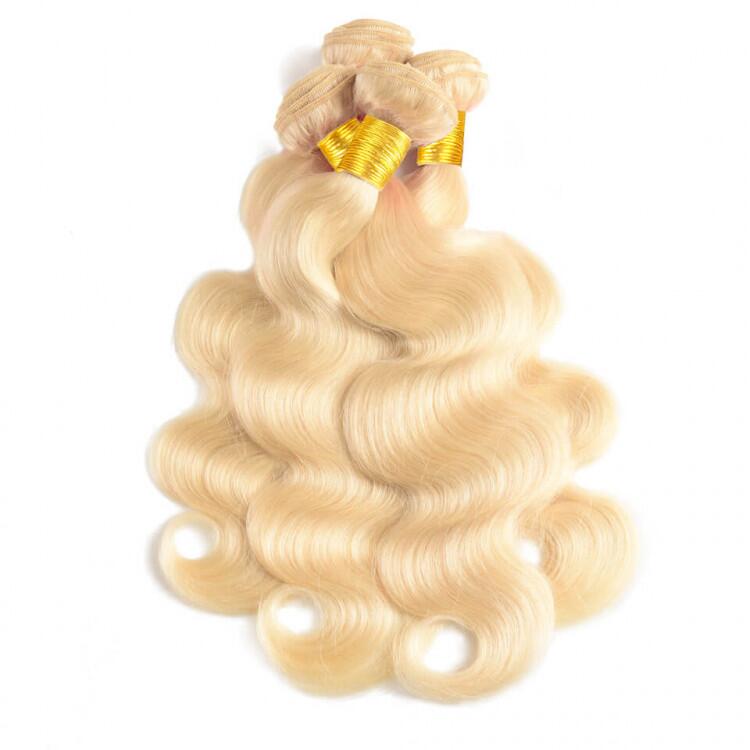 613 Blonde Brazilian Hair Bundle Straight Weave Remy Human Hair Weft 28 30Inch Free Shipping