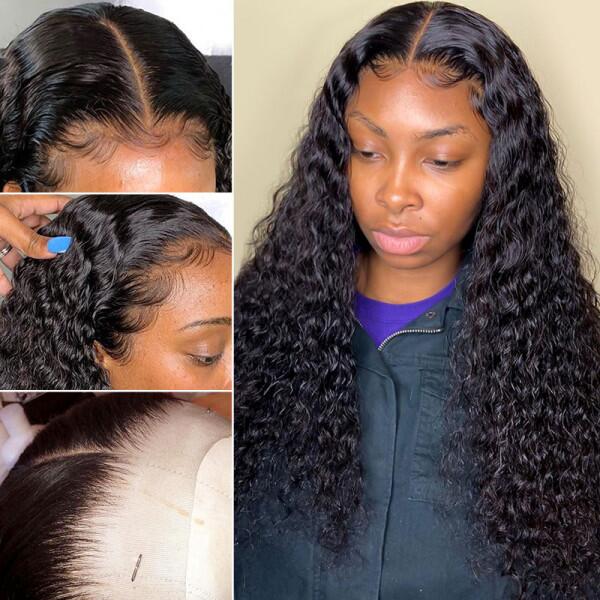 $100 OFF Code: MS100 | 5X5 HD LACE CLOSURE WIG Straight/Body/Deep Wave 180% Density Natural Human Hair Wigs