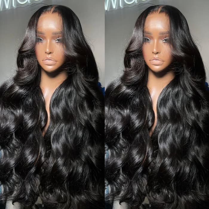 Special offer | 30inch = $199 Megalook 30inch 36inch Long 13x4 Transparent Lace Frontal Wigs Pre-plucked Natural Hairline Breathable Airy Cap Human Hair Wig