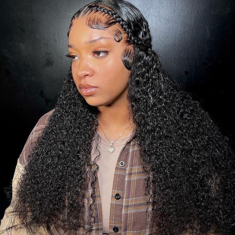 Pre Cut Lace | Glueless 6X5 HD Lace Wig Deep Curly Human Hair Easy Wear And Go Wig