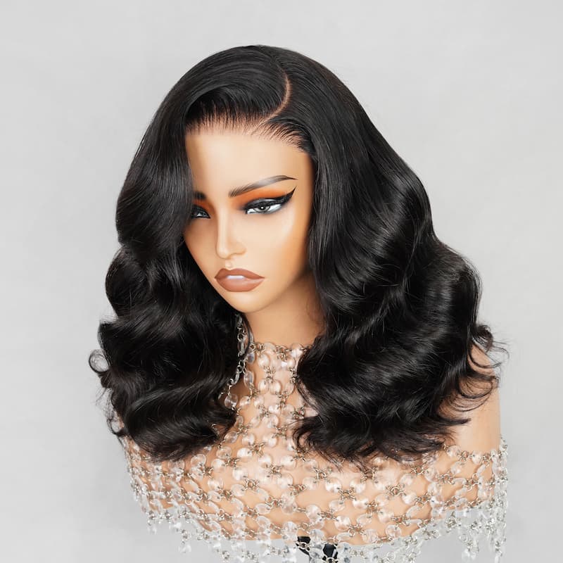 (Super Deal)Megalook Salon-Quality Luxurious Glueless 6X5 HD Lace Wig Body Wave Wear And Go Wig