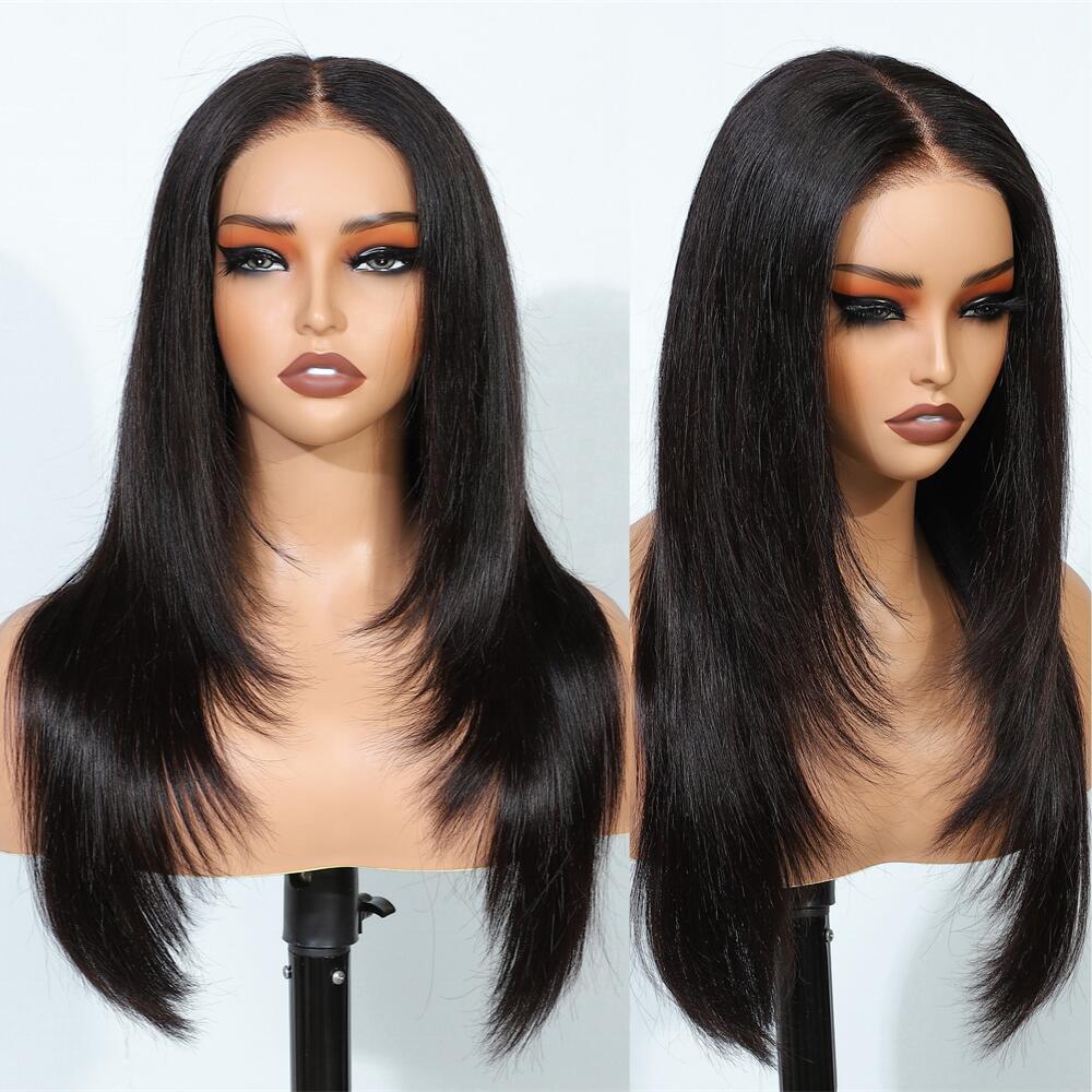 Megalook Member Exclusive Offer 6inch Deep Part Hairline Glueless 6x5 /13x4 Lace Front Wigs(12inch Clip Hair Leave Notes For Color)