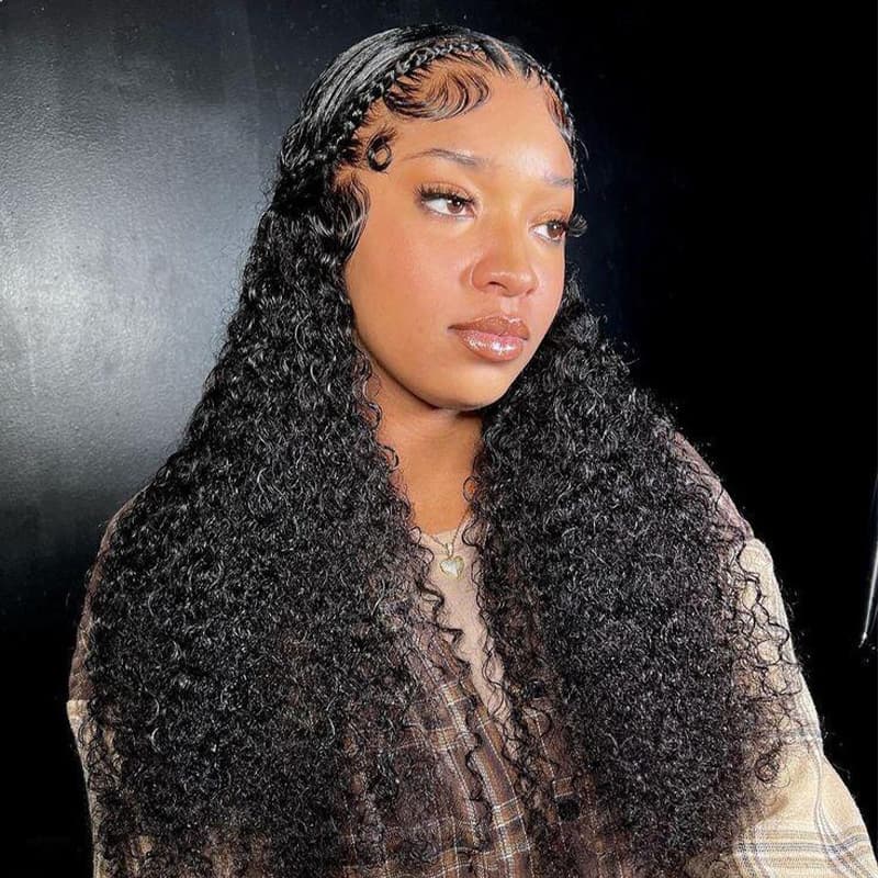 Pre Cut Lace | Glueless 6X5 HD Lace Wig Deep Curly Human Hair Easy Wear And Go Wig