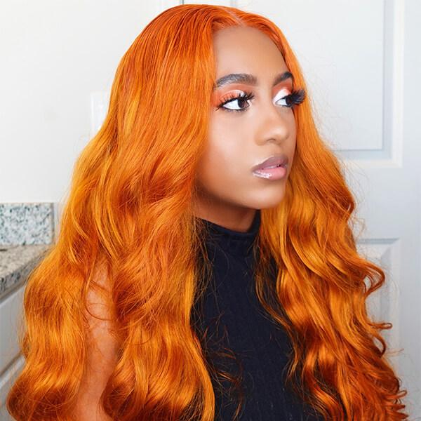 $98.9 Ombre Highlight Human Hair Transparent 4X4 Lace Closure Wigs Brazilian Virgin Hair