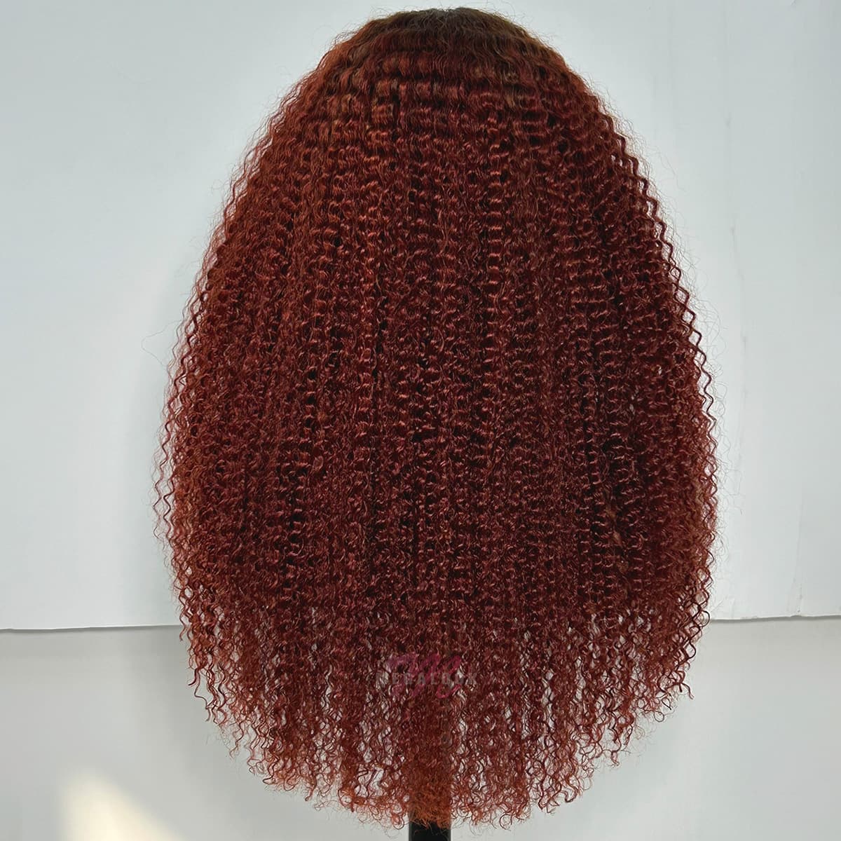 Dark Brown Roots #4/33 Colored Afro Kinky Curly 6x5 HD Lace 3D DOME Cap Glueless Pre-plucked Hair Pre-cut Lace Wear Go Wig