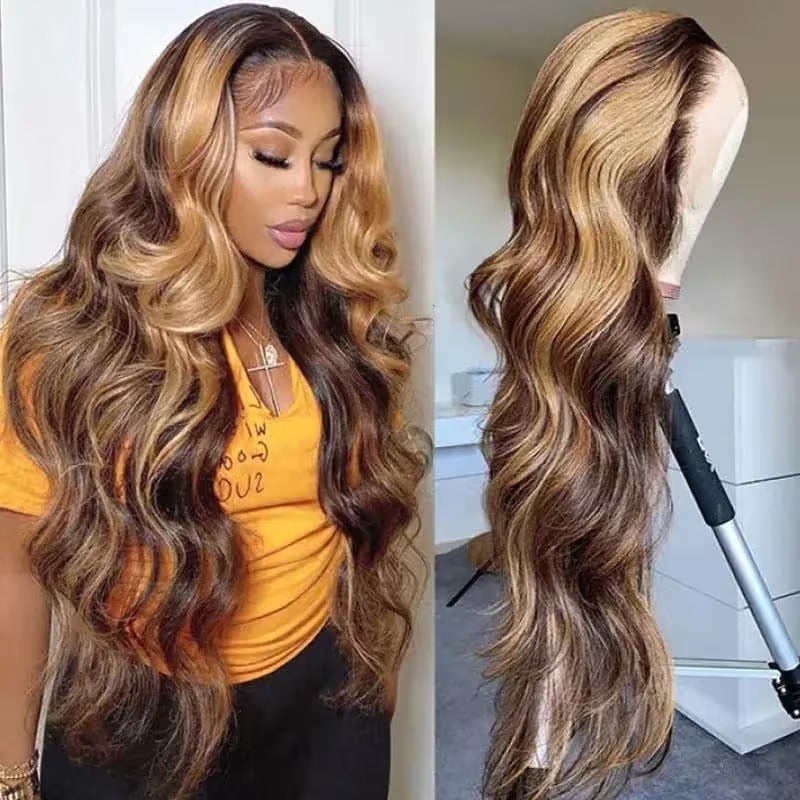 Pre-Cut Lace | Upgrade Airy Cap 13X4 Pinao Body Wave/Straight/Water Wave HD Lace Frontal Pre-plucked 0 Skill Needed Glueless Wear Go Wig