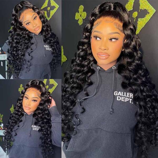 (Super Deal)Megalook 4X4 5X5 Lace Closure Wigs High Density Transparent Lace Closure Wigs P4/27 P1B/30 Available