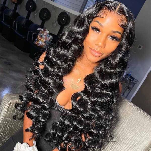 (Super Deal)Megalook 4X4 5X5 Lace Closure Wigs High Density Transparent Lace Closure Wigs P4/27 P1B/30 Available